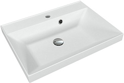 Style Line Раковина мебельная Asti 60х45 кварц жасмин – фотография-1